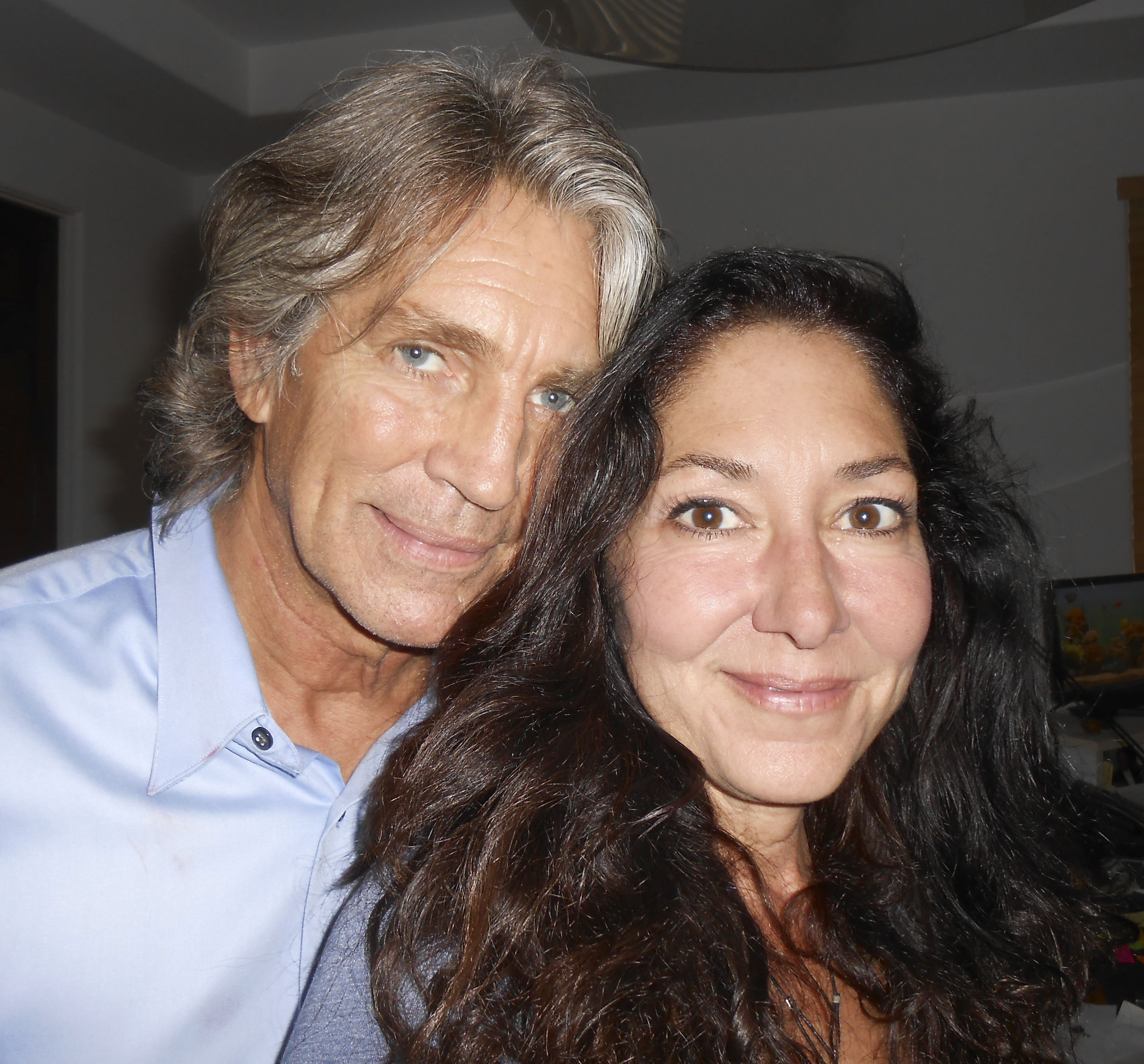 Eric Roberts and I on set of 