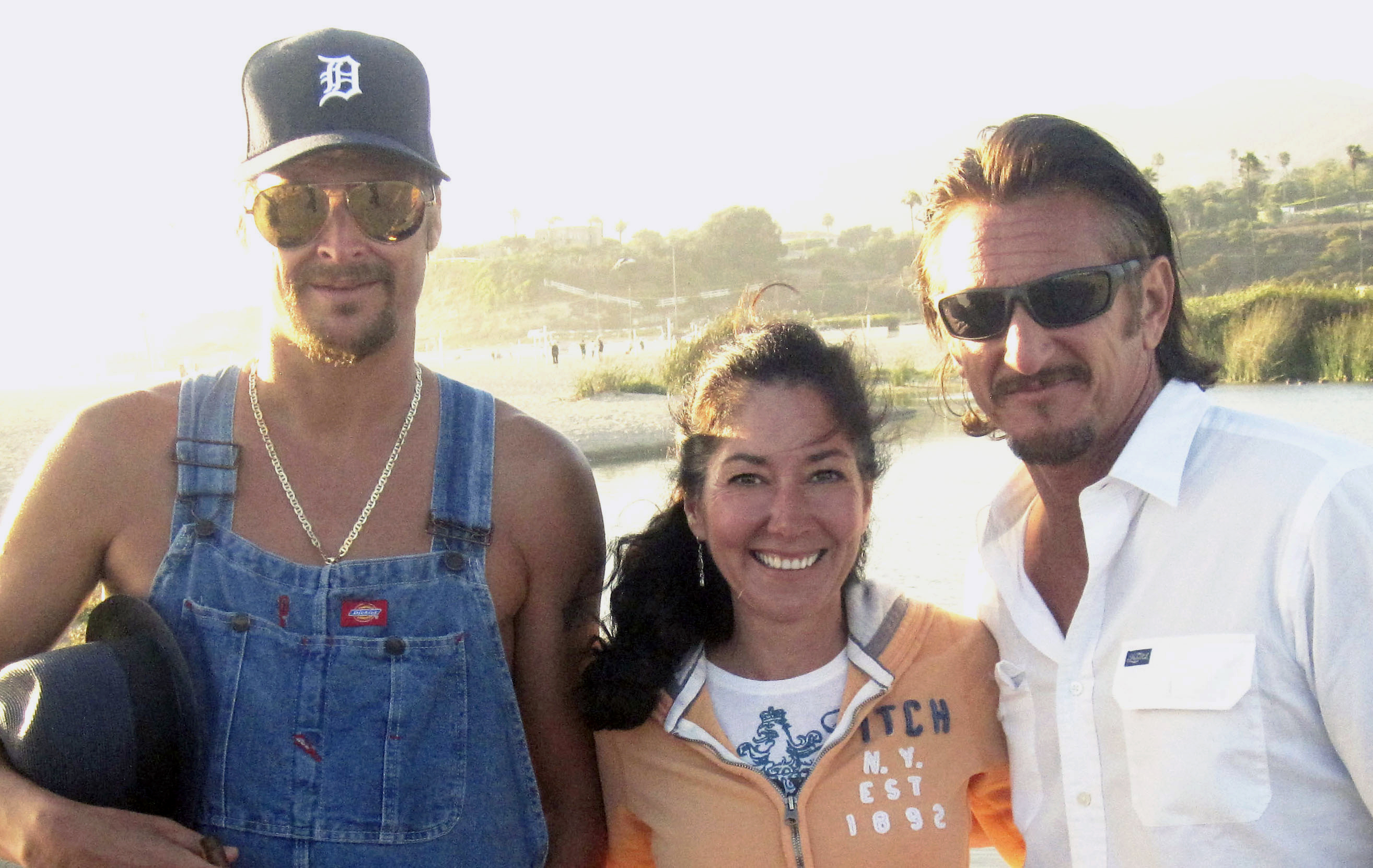 Kid Rock, Me and Sean Penn on set of 