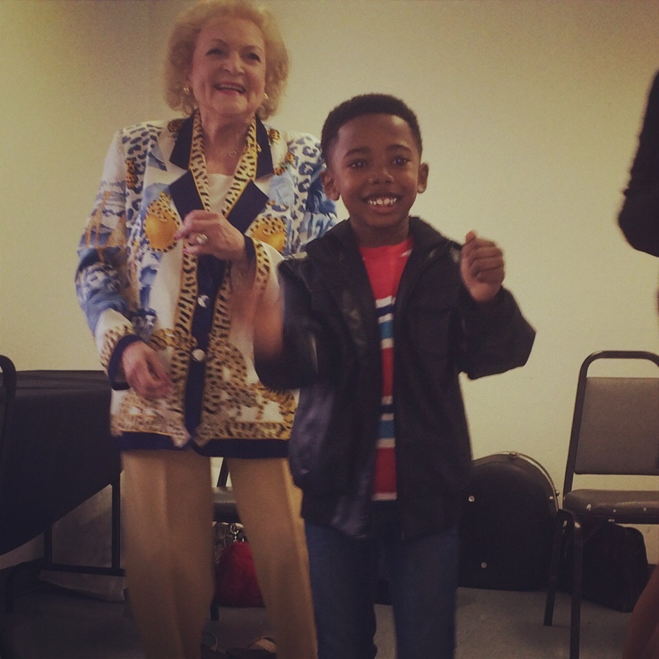 Got a chance to work with Betty White on 