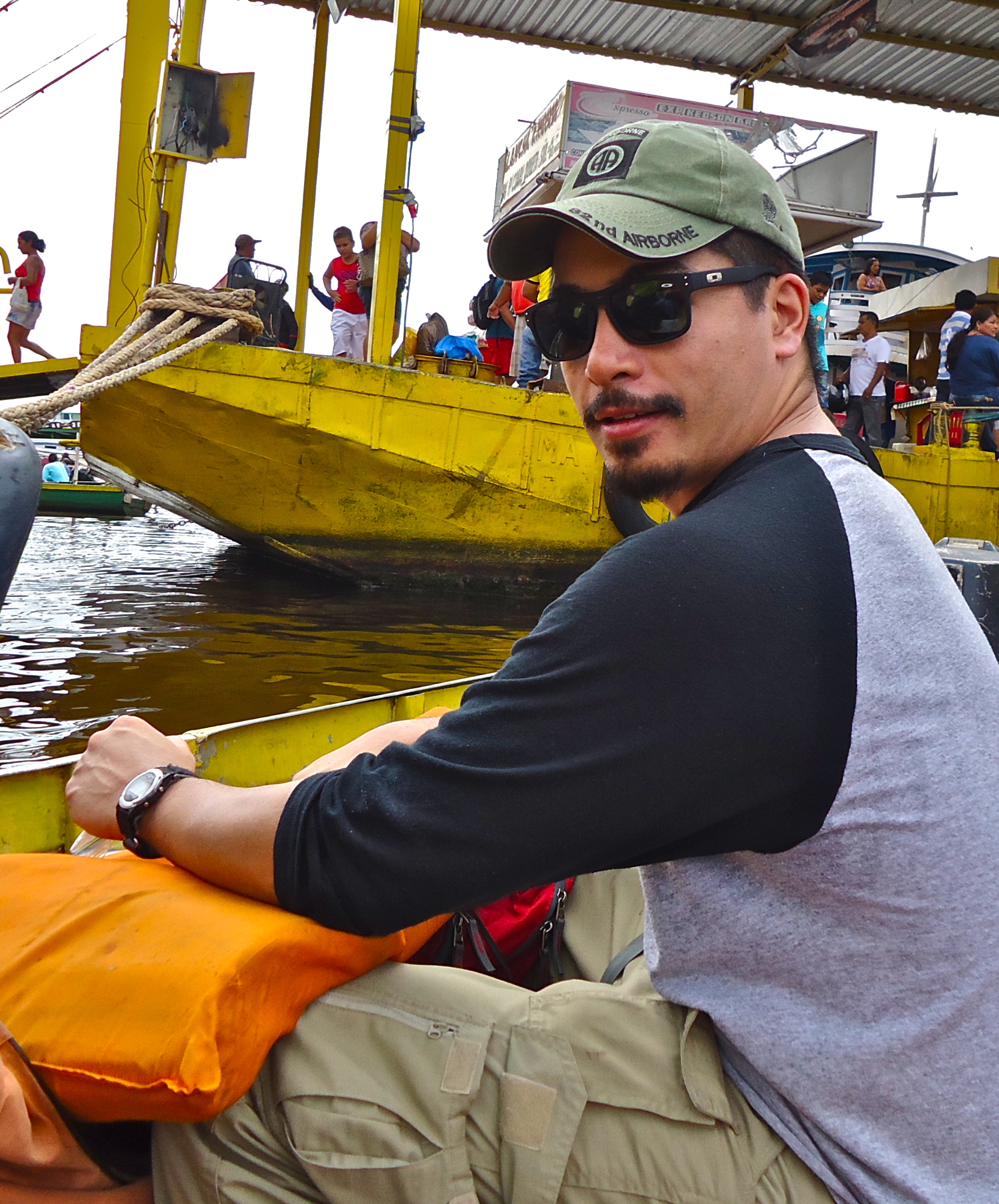 On location in Manaus, Brazil