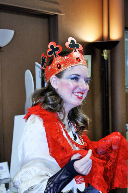 Kyriè as the Queen of Hearts in 