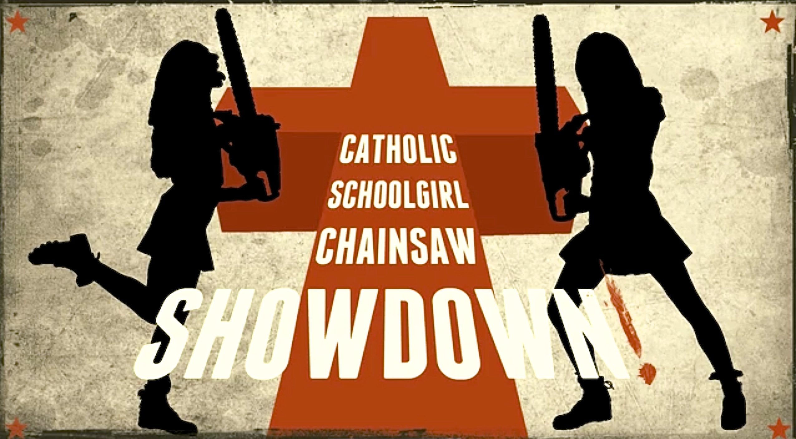 Stephanie Edmonds in Catholic Schoolgirl Chainsaw Showdown (2012)