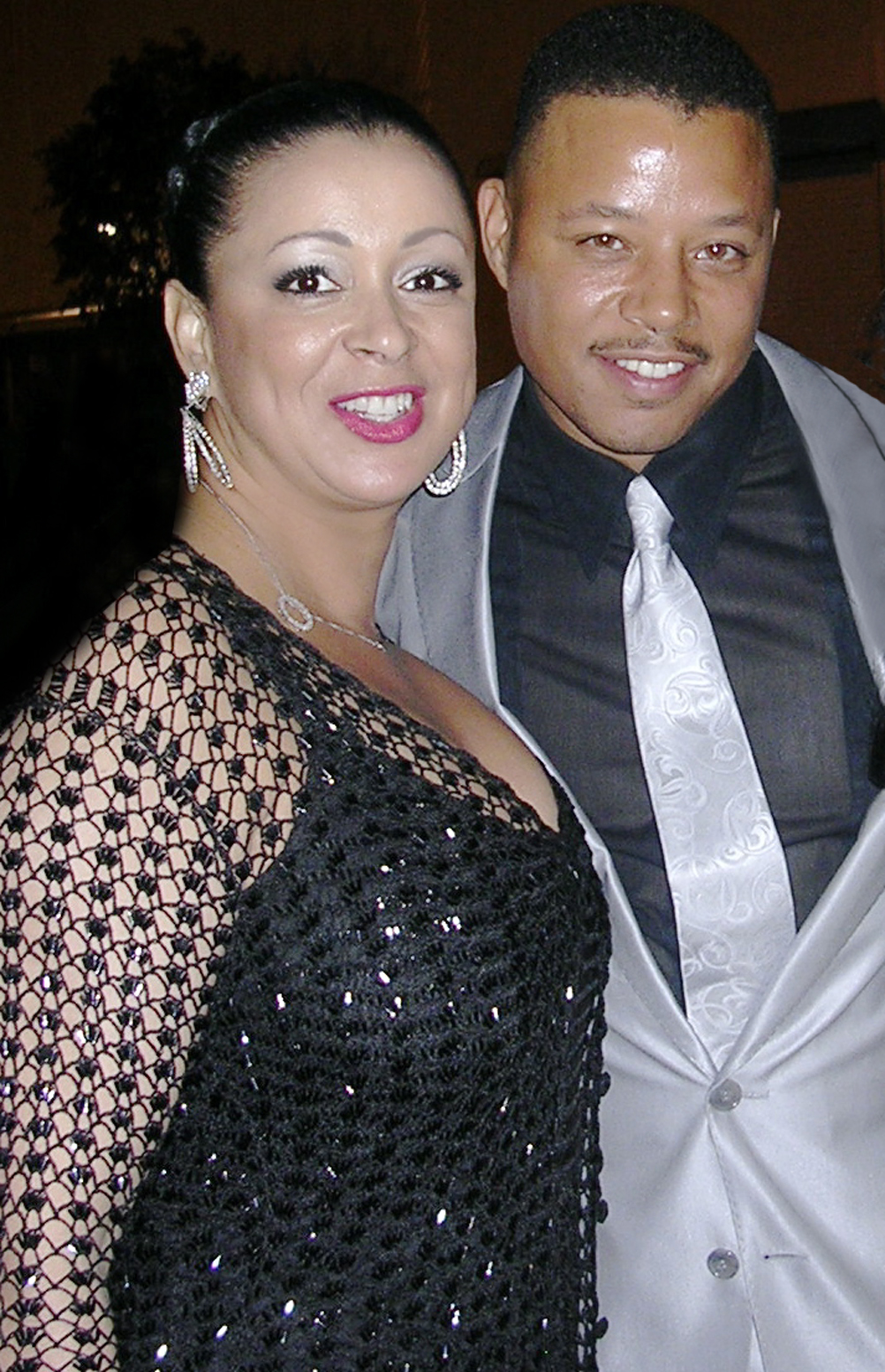 With Terrence Howards at the ALMA AWARDS
