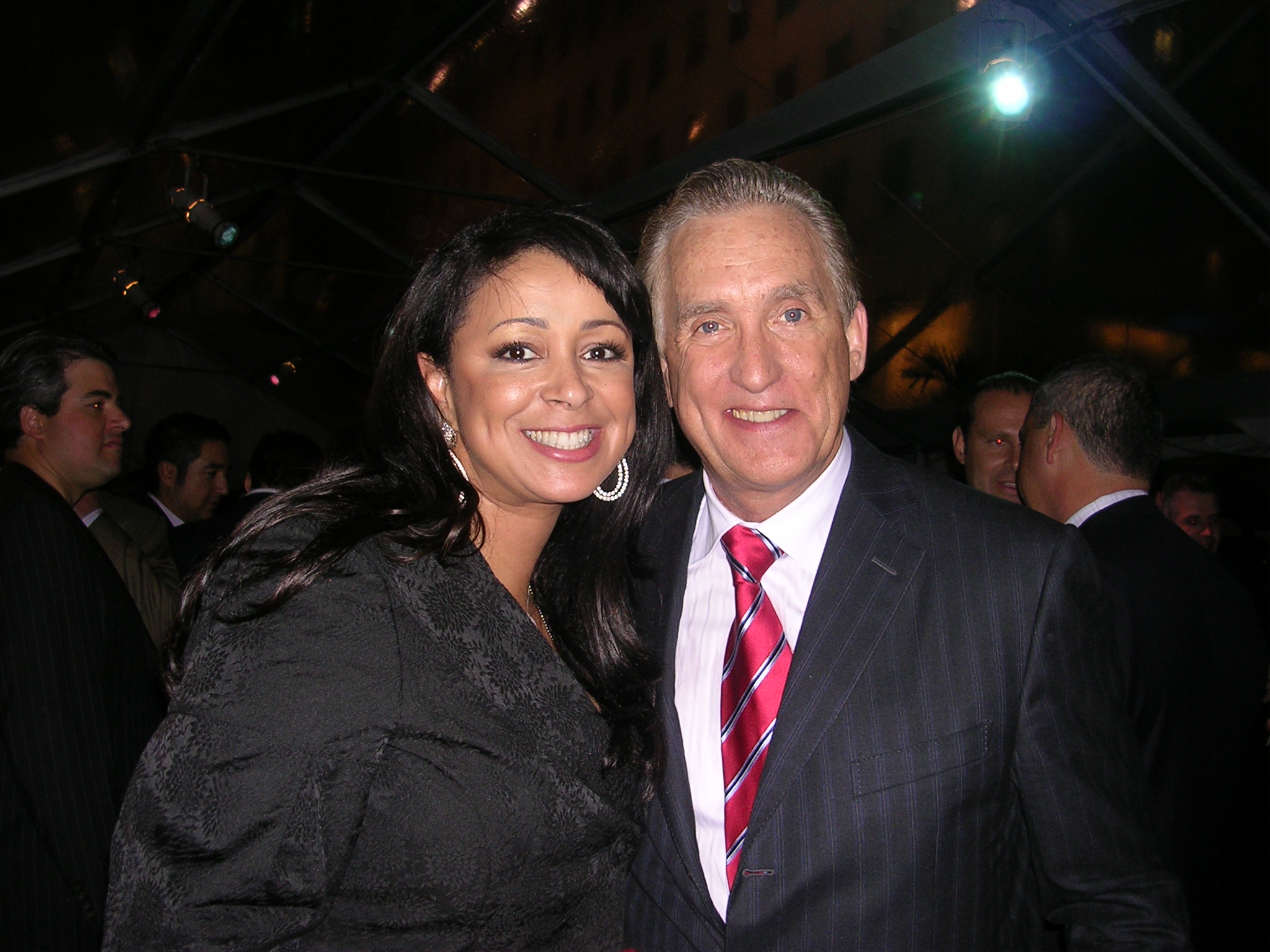 with DON BROWN ar the TELMUNDO UPFRONTS 2007