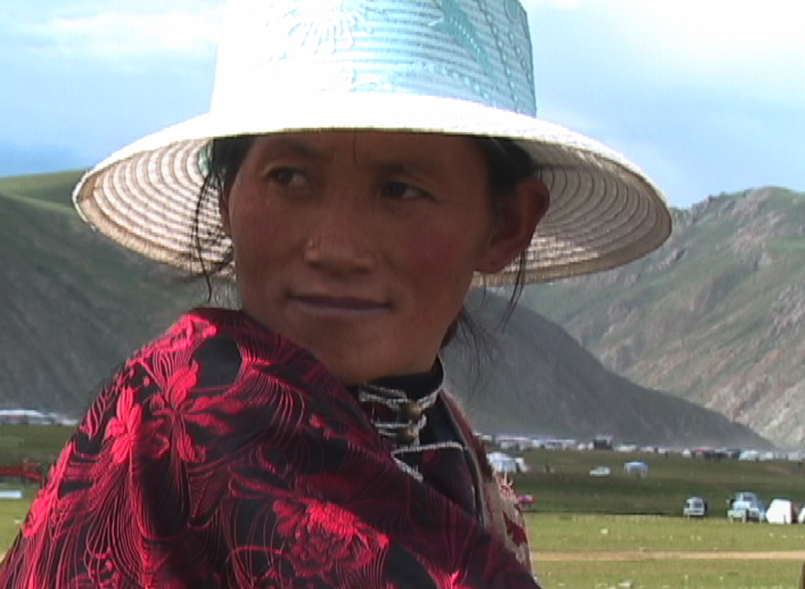 Khampa woman at Jyekundo Horse Races and Festival before the devastating earthquake of 4/2010.