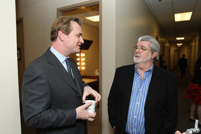 George Lucas and Christopher Nolan