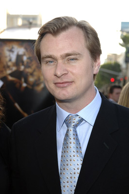 Christopher Nolan at event of Betmenas: Pradzia (2005)