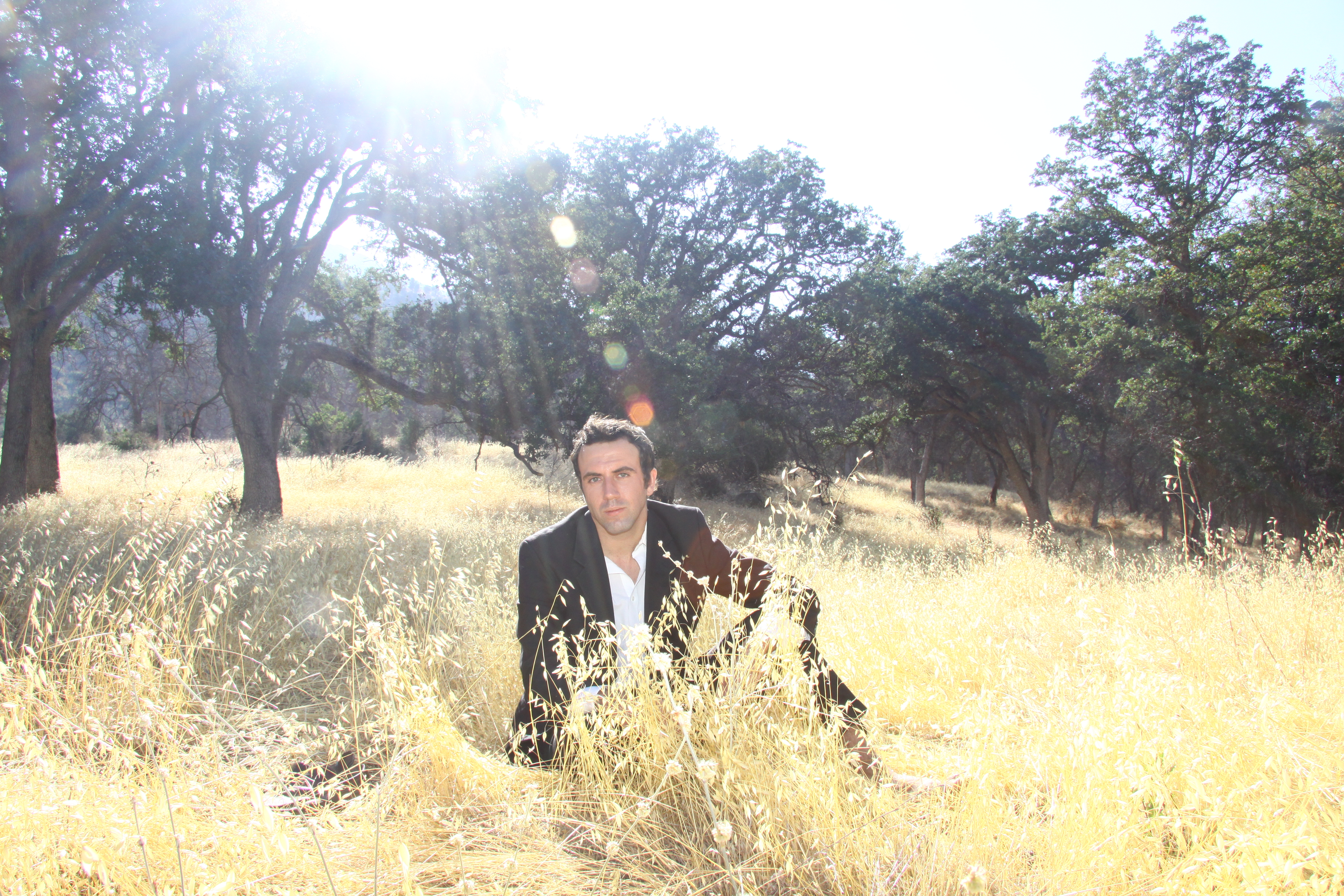 Actor Daniel Van Thomas photographed in the Los Angeles National Forest by Joe Nivens