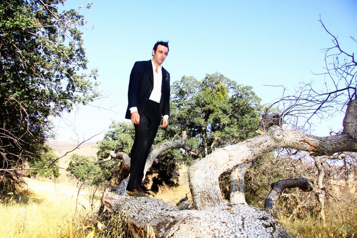 Actor Daniel Van Thomas photographed in the Los Angeles National Forest by Joe Nivens