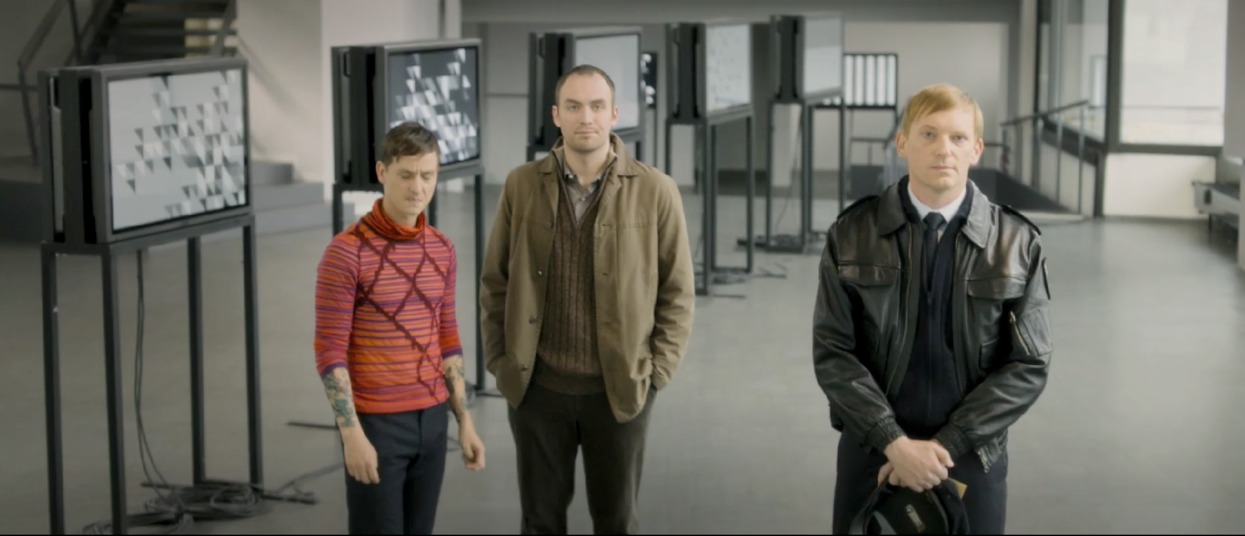 Still of Tom Schilling, Martin Stange & Christoph Glaubacker (from left to right) in Posthumous (2014)