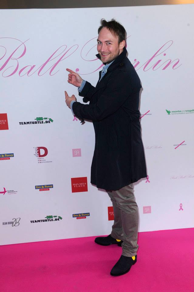 Martin Stange at Pink Ball Berlin charity event (2014)
