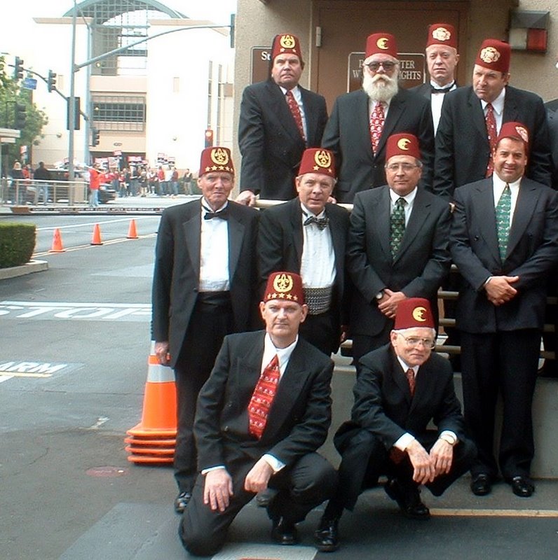 Shriners outside the set of ER at Burbank Warner Bros. Studios 2007.