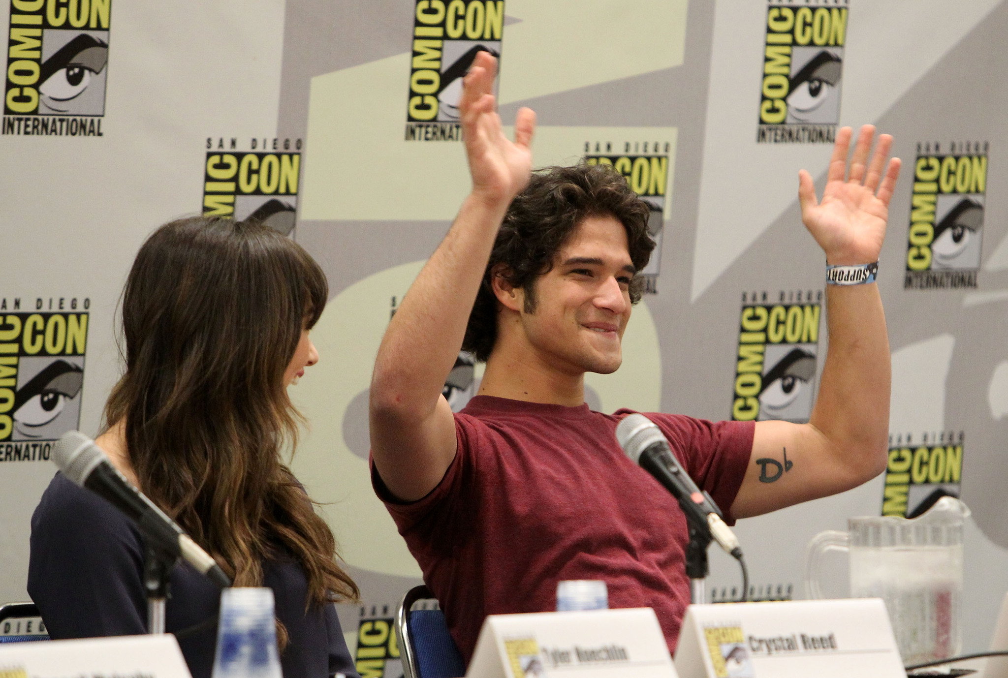 Tyler Posey and Crystal Reed