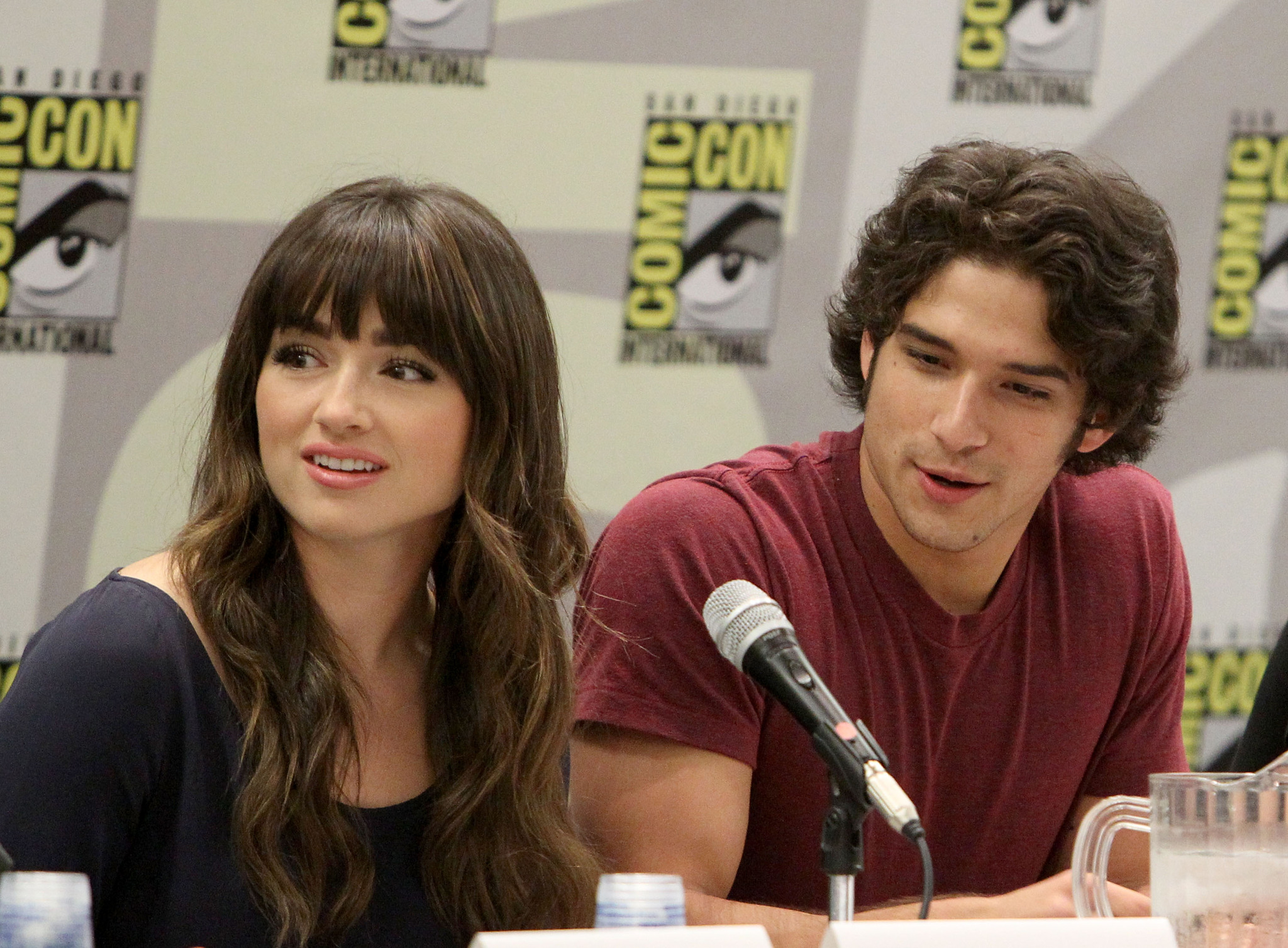 Tyler Posey and Crystal Reed