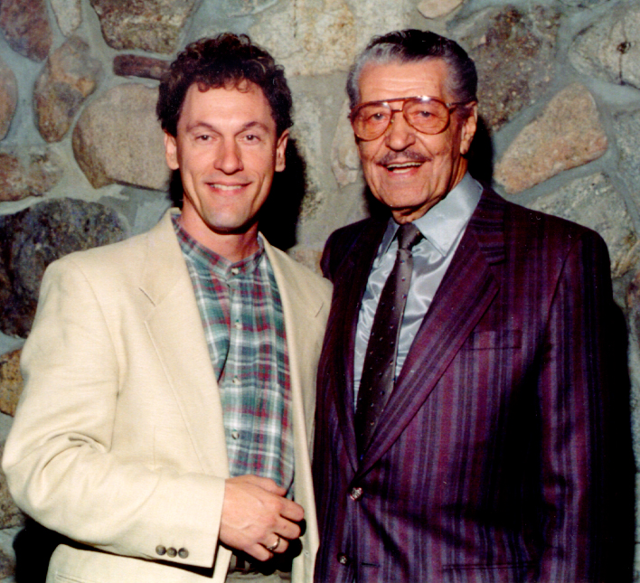 Composer Tad Sisler with legendary Dorsey Big Band singer and Film Actor Herb Jeffries