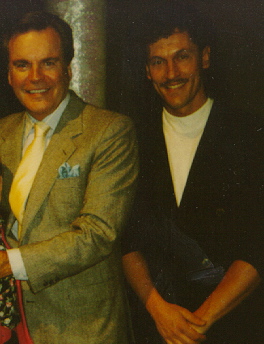 Composer Tad Sisler with legendary actor Robert Wagner