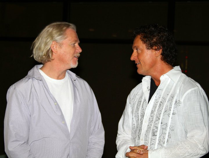 Composer Tad Sisler with Television/Film actor William Katt at the premiere of their newest film