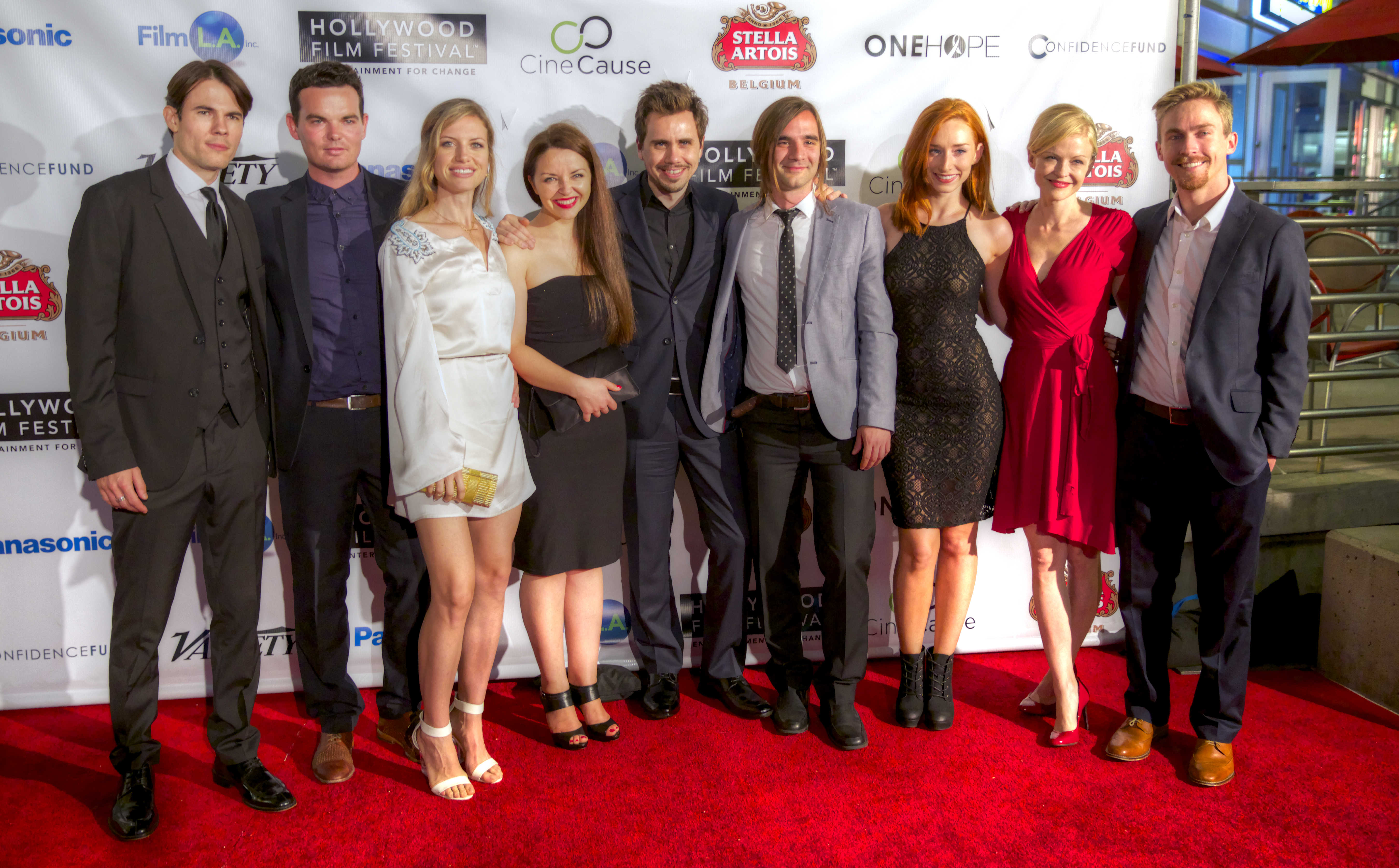 'The Toy Soldiers' at The Hollywood Film Festival - Arclight Theater - October 2014 w/ cast.