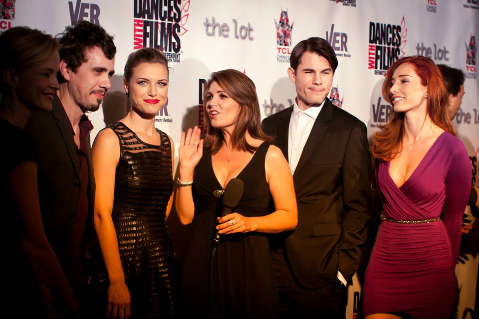 'The Toy Soldiers' World Premiere Press Party at Hollywood's Chinese Theatres - May 2014. With Constance Brenneman, Jeanette May Steiner, Chandler Rylko and Najarra Townsend.