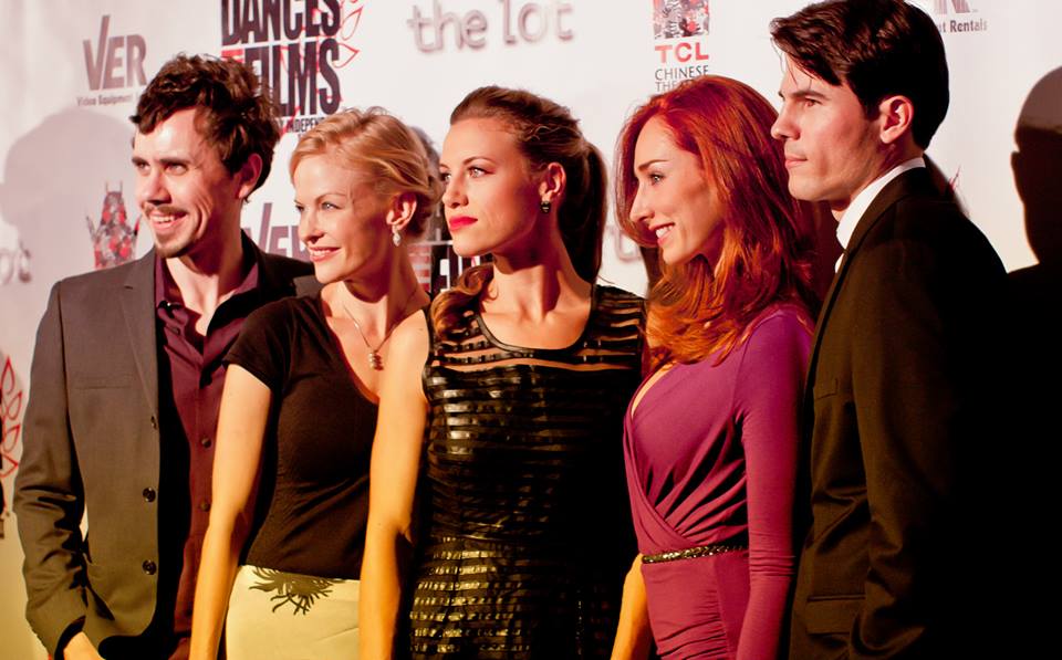 'The Toy Soldiers' World Premiere Press Party at Hollywood's Chinese Theatres - May 2014. With Constance Brenneman, Najarra Townsend, Chandler Rylko and Jeanette May Steiner.