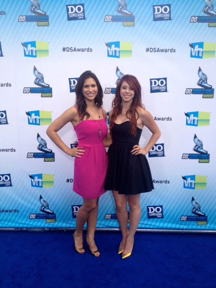 Stephanie Rae Anderson at the Do Something Awards 2012 with MTV's 