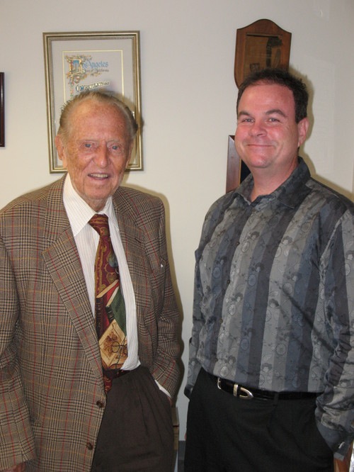 With Art Linkletter on what was the last known public interview