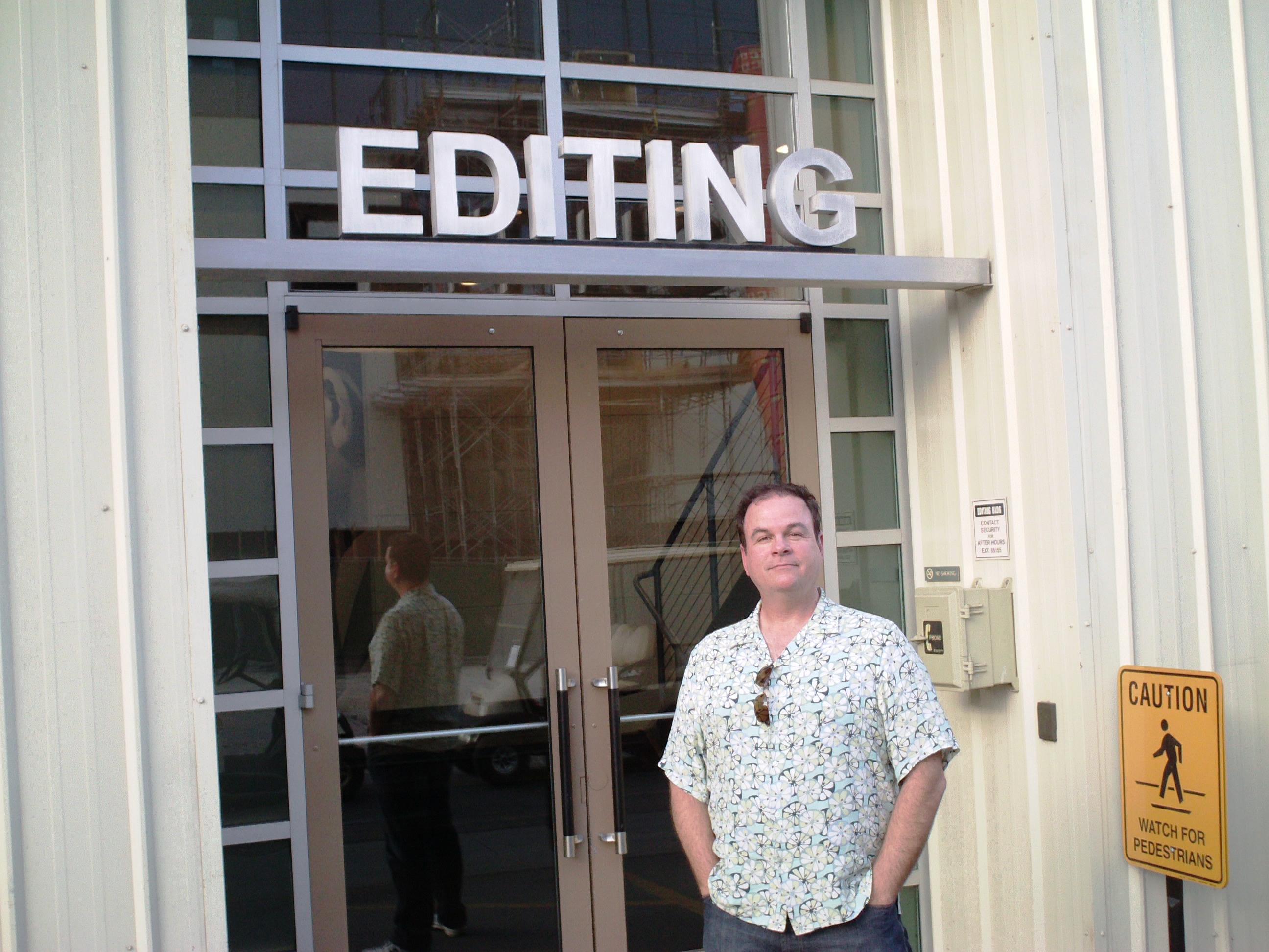 At Paramount Studios Editing Building