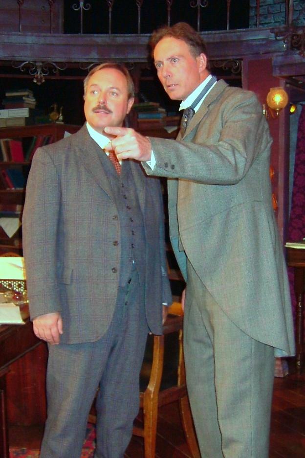 John Mawson as Holmes, Robert Daws as Watson in 