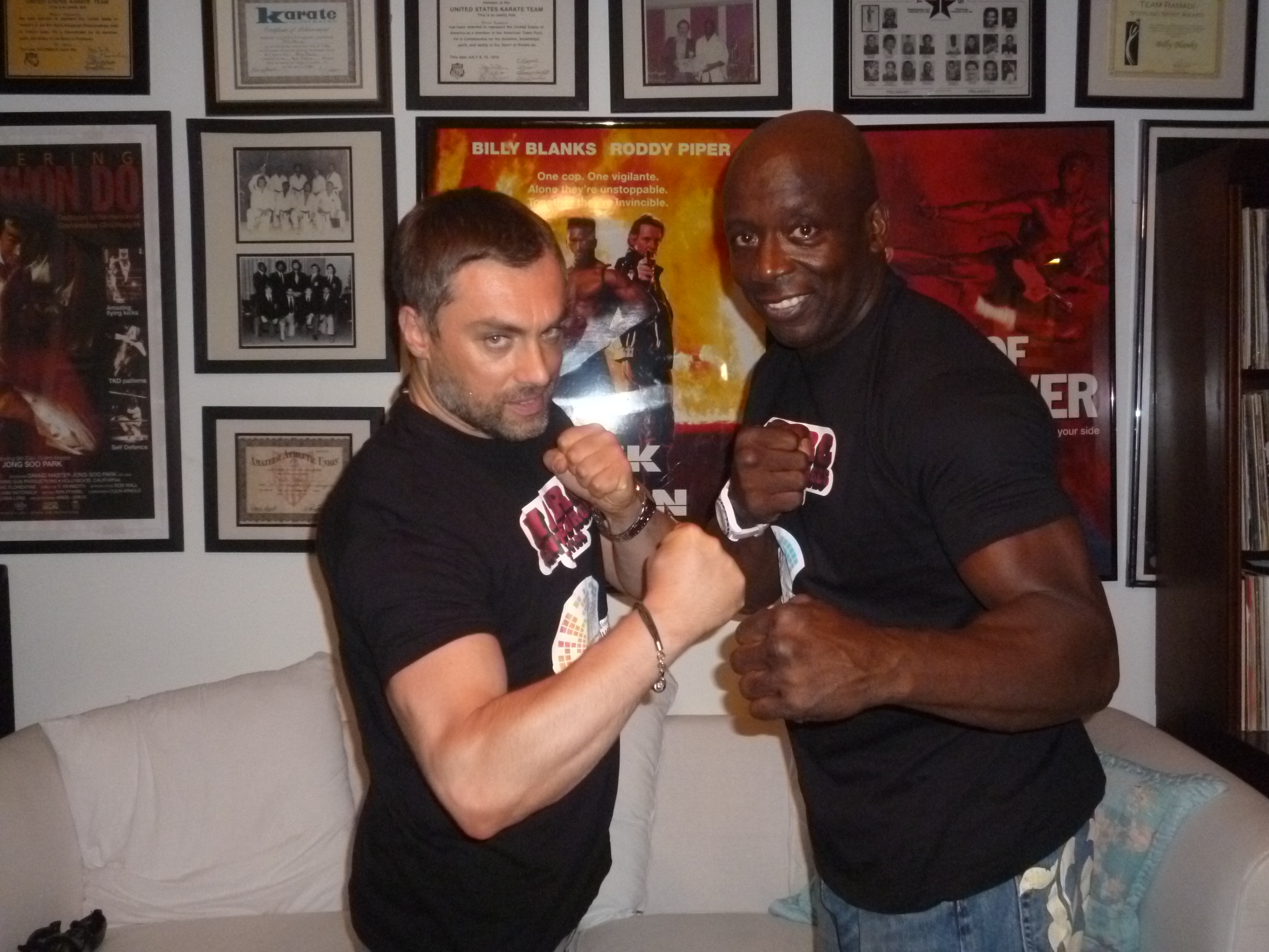 Alan Delabie and Billy Blanks