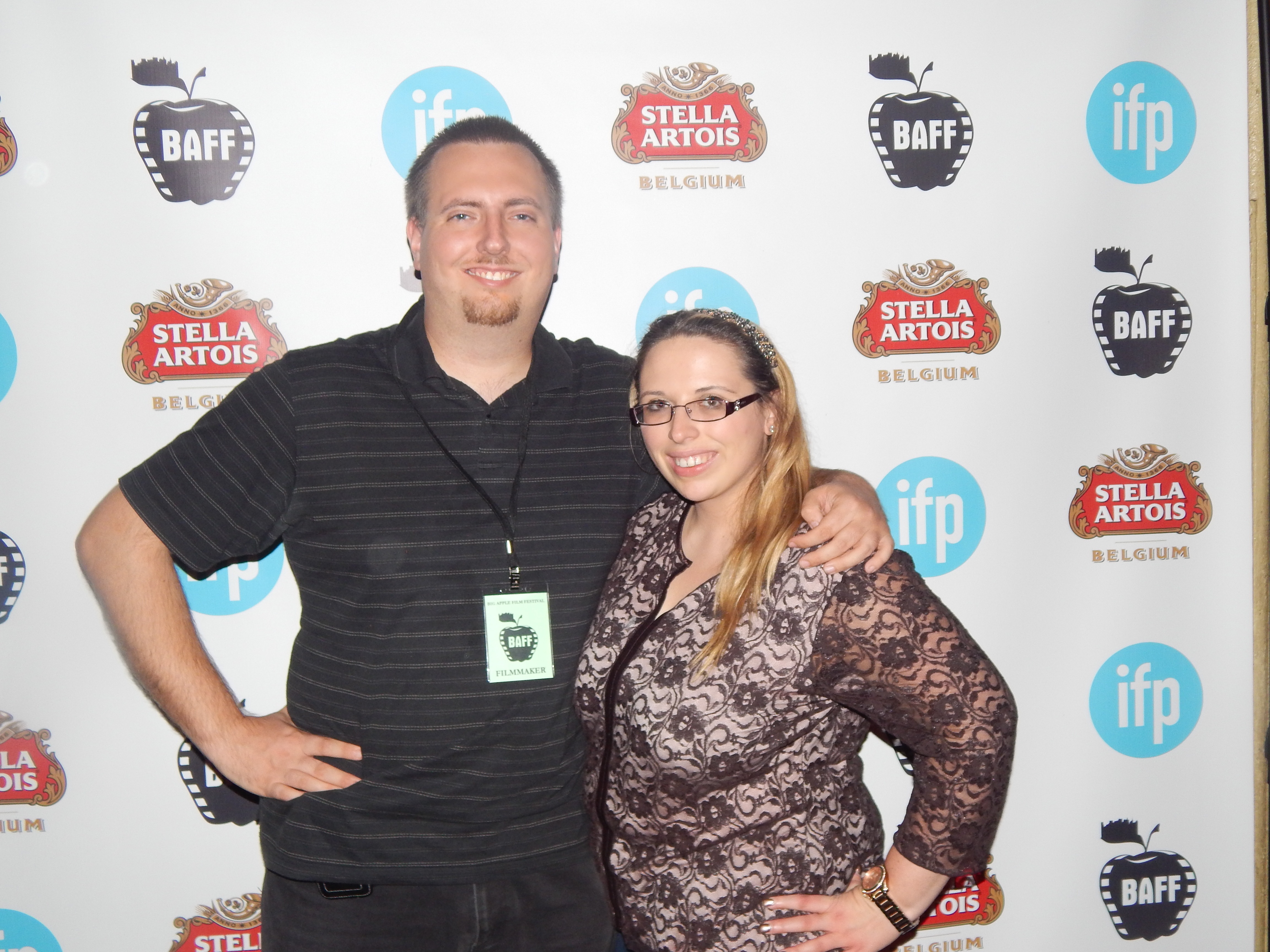 Dr. Pegg Film Festival Screening: Big Apple Film Festival 2014 (From Left to Right) Blake Zawadzki and Aurora Mindur