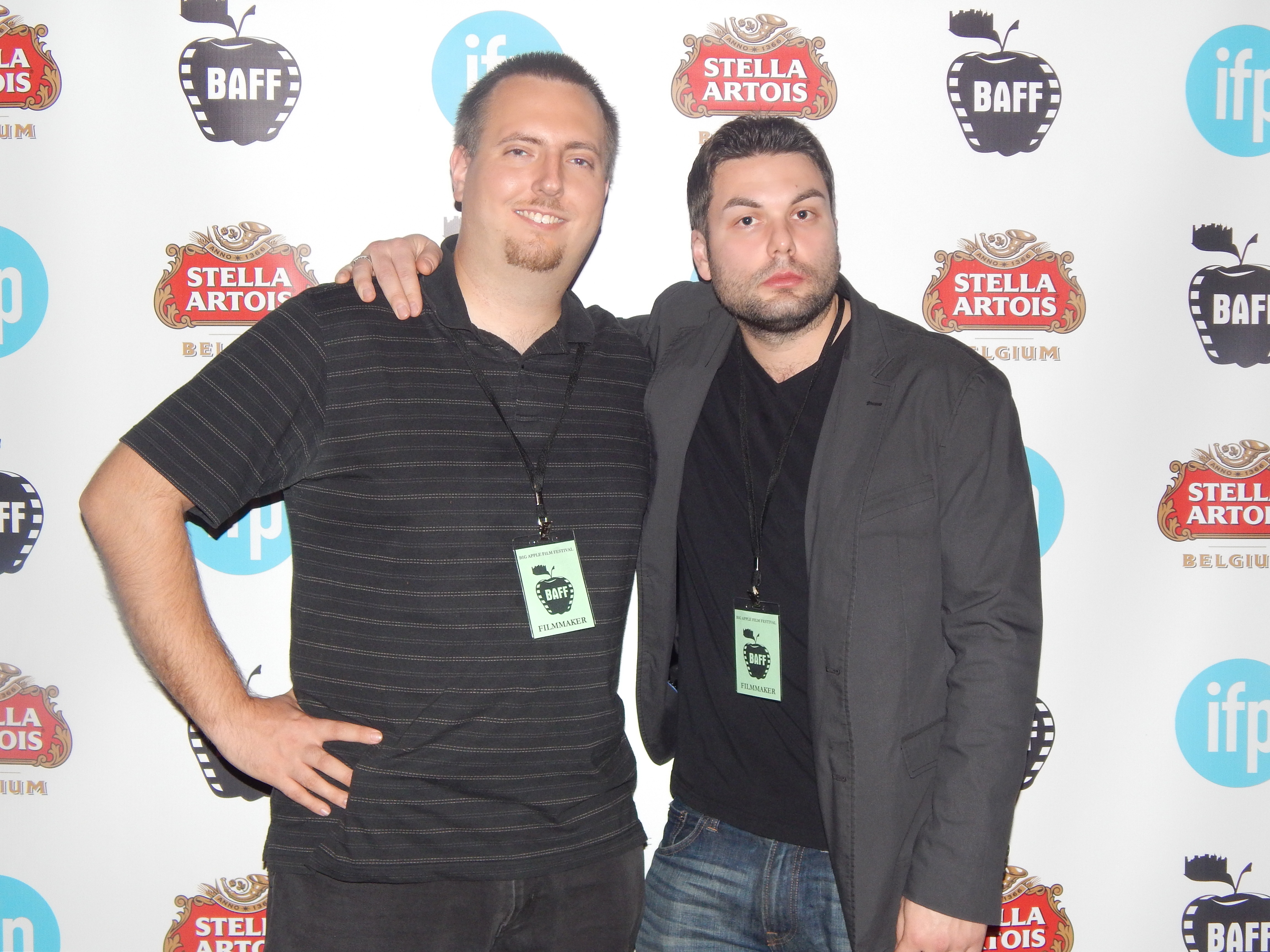 Dr. Pegg Film Festival Screening: Big Apple Film Festival 2014 (From Left to Right) Blake Zawadzki and Dan Gregory