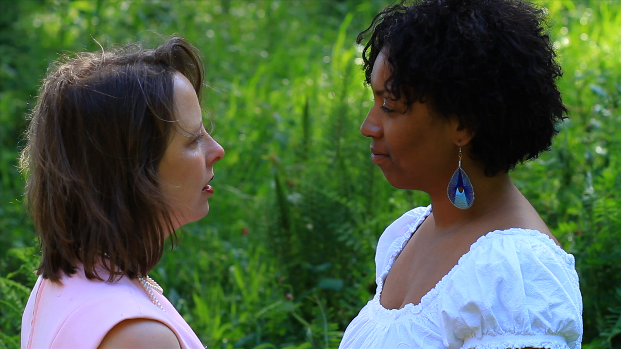 Laura Derry (Francine), Nicole Harley (Tala's Mother) in DISPLACEMENT