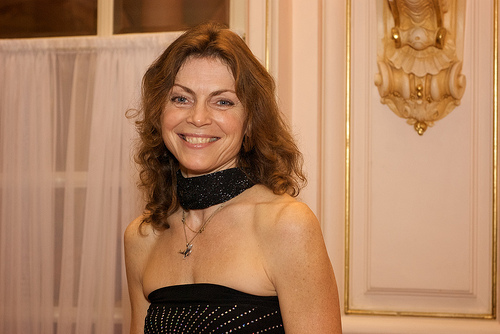 Writer/Director Jolanda Ellenberger at the Monaco International Film Festival Gala after the screening of her short film SEA LEVEL RISING
