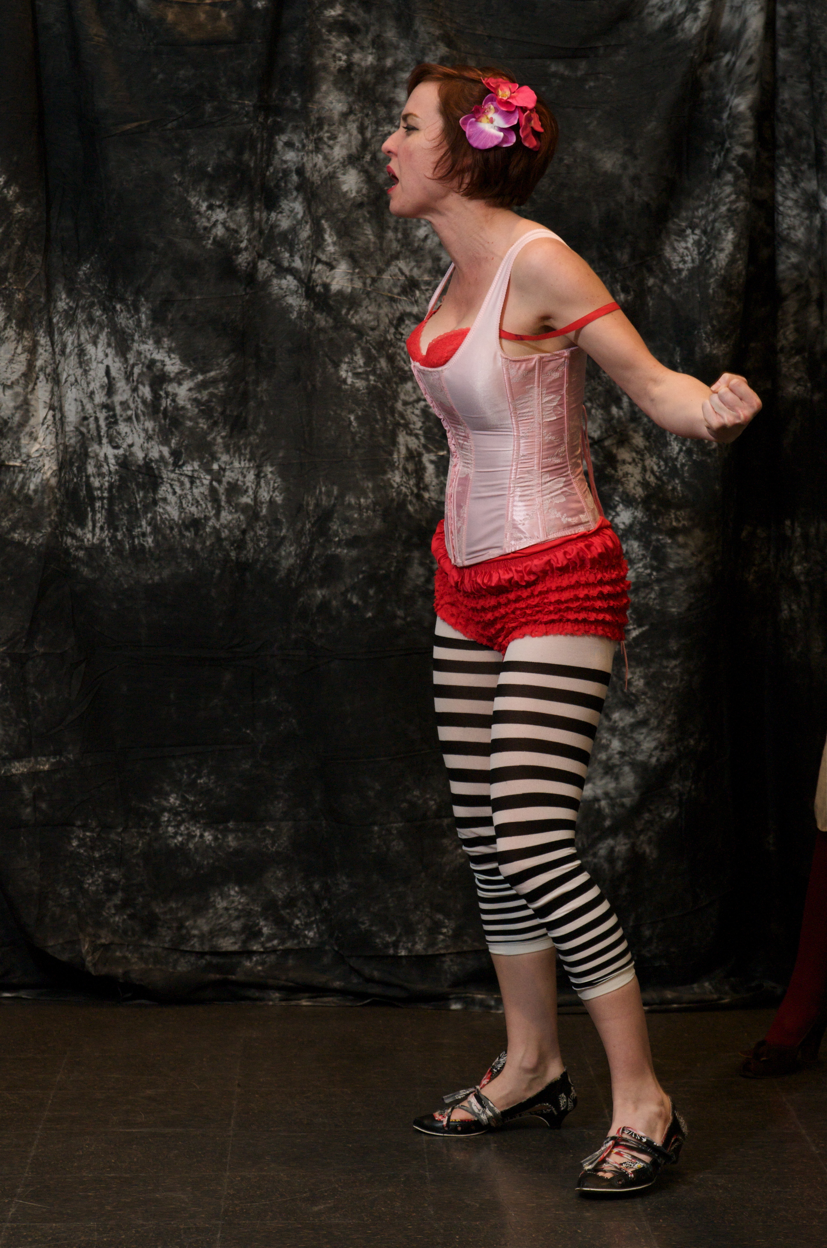 Chaille Stidham as the Formidable Molly Forge in St. Mathilde's Malady, FronteraFest Best of Fest Winner, 2009