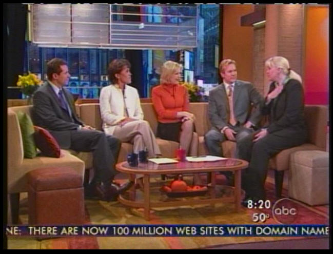 Genealogist on Good Morning America discussing the roots of Diane Sawyer, Robin Roberts, Sam Champion and Chris Cuomo