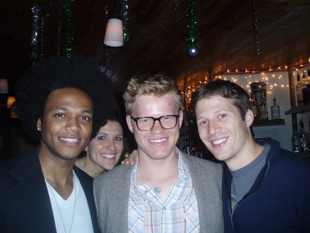 Ernest James, Jesse Plemons, and Zach Gilford