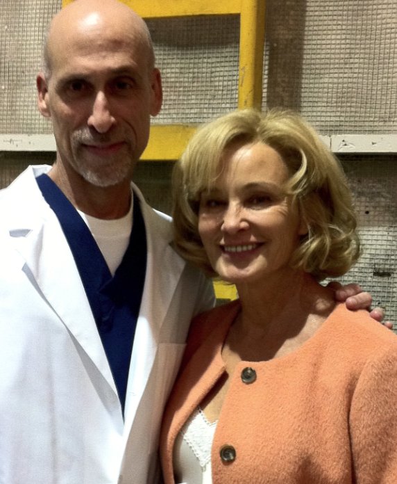 With Jessica Lange as Morgue Attendant on 