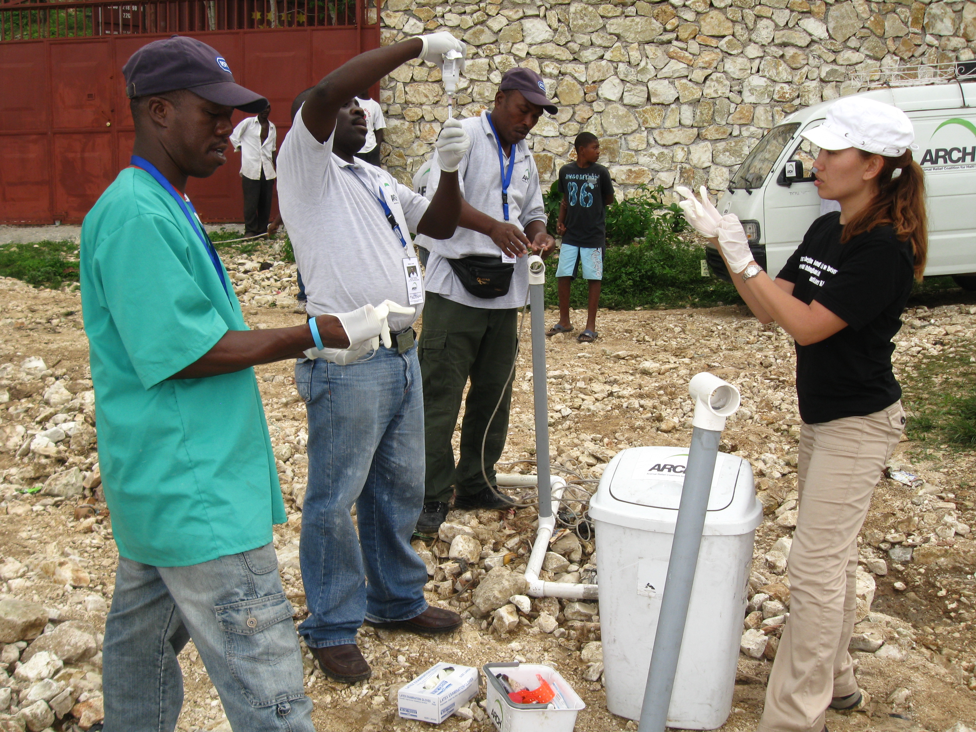 ARCH Team during Haiti Relief effort.