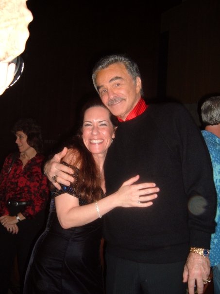 With Burt Reynolds