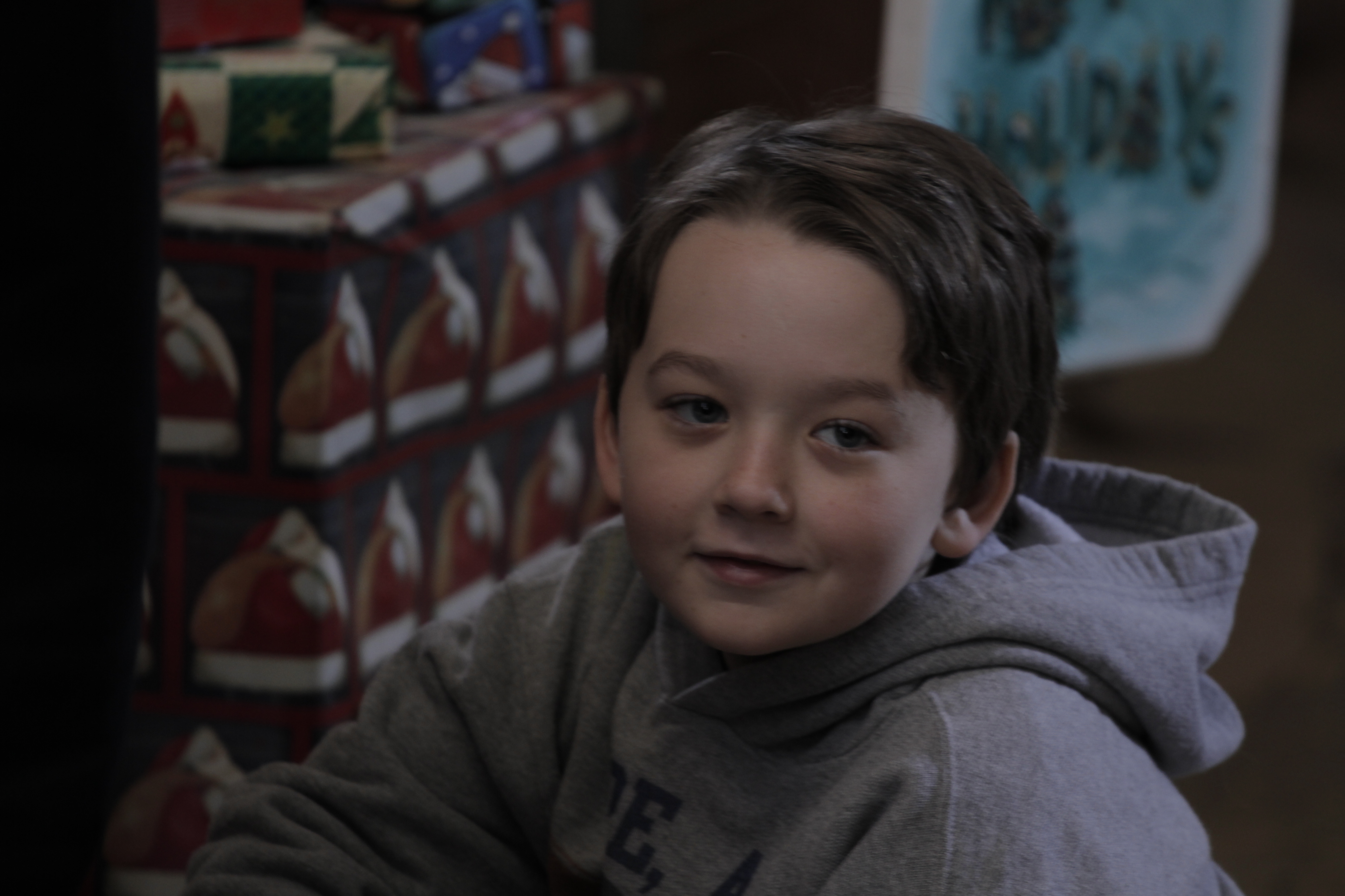 BENJAMIN STOCKHAM on the set of A COUNTRY CHRISTMAS
