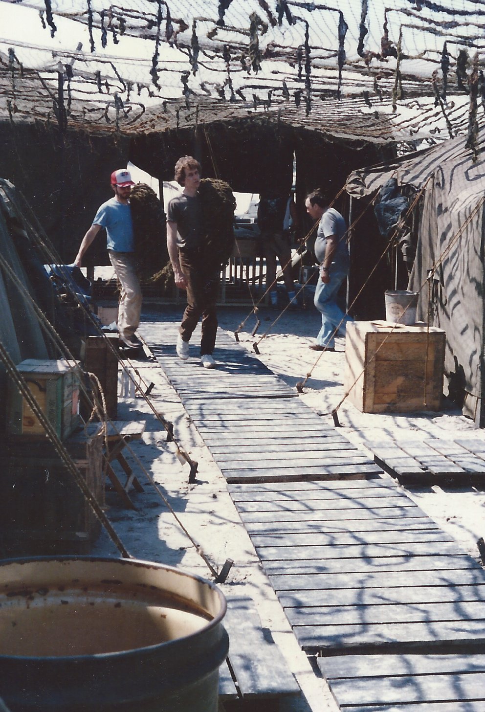 On set during the WWII scene in Angel Heart on Jones Beach,NY