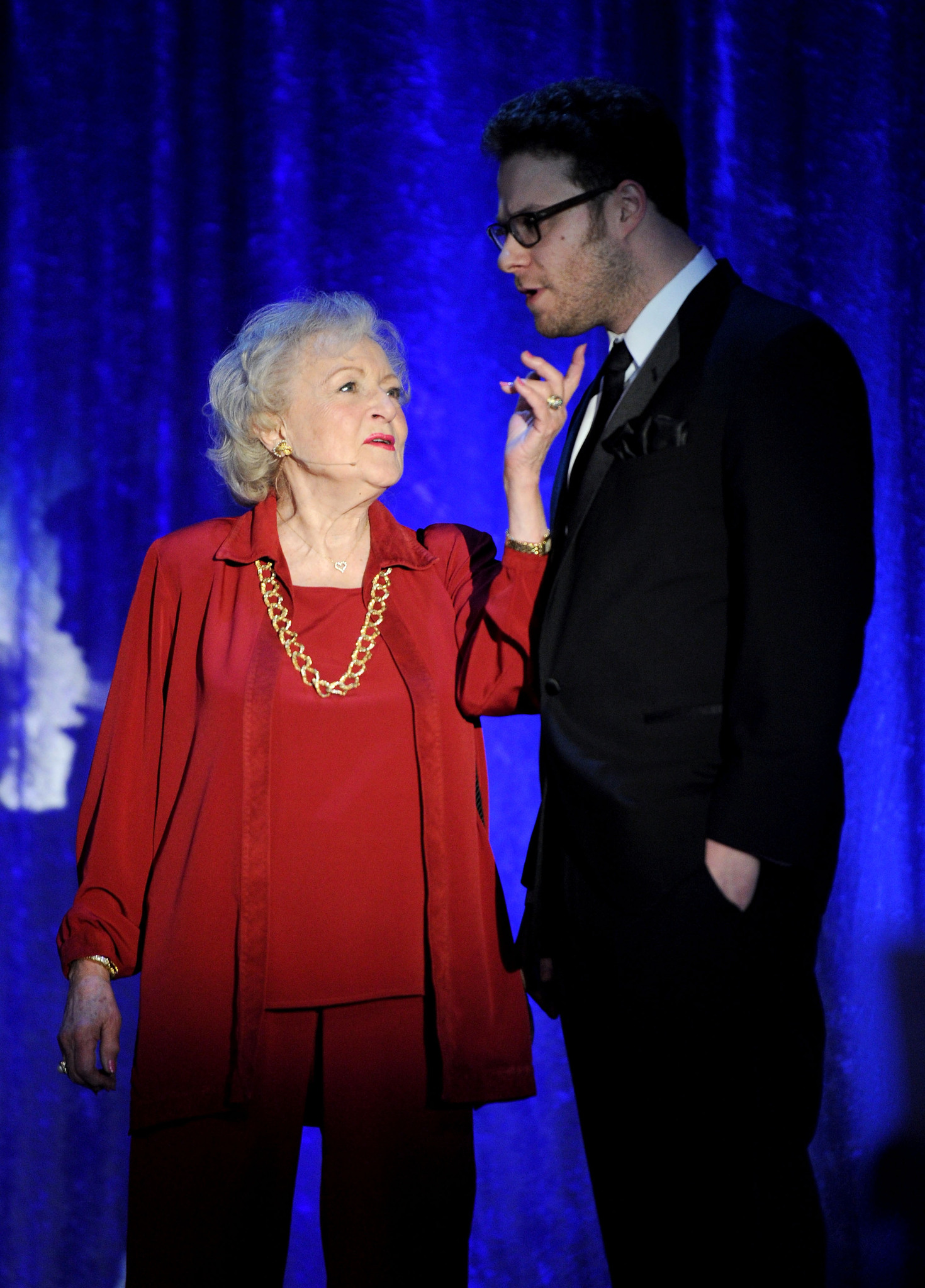 Seth Rogen and Betty White