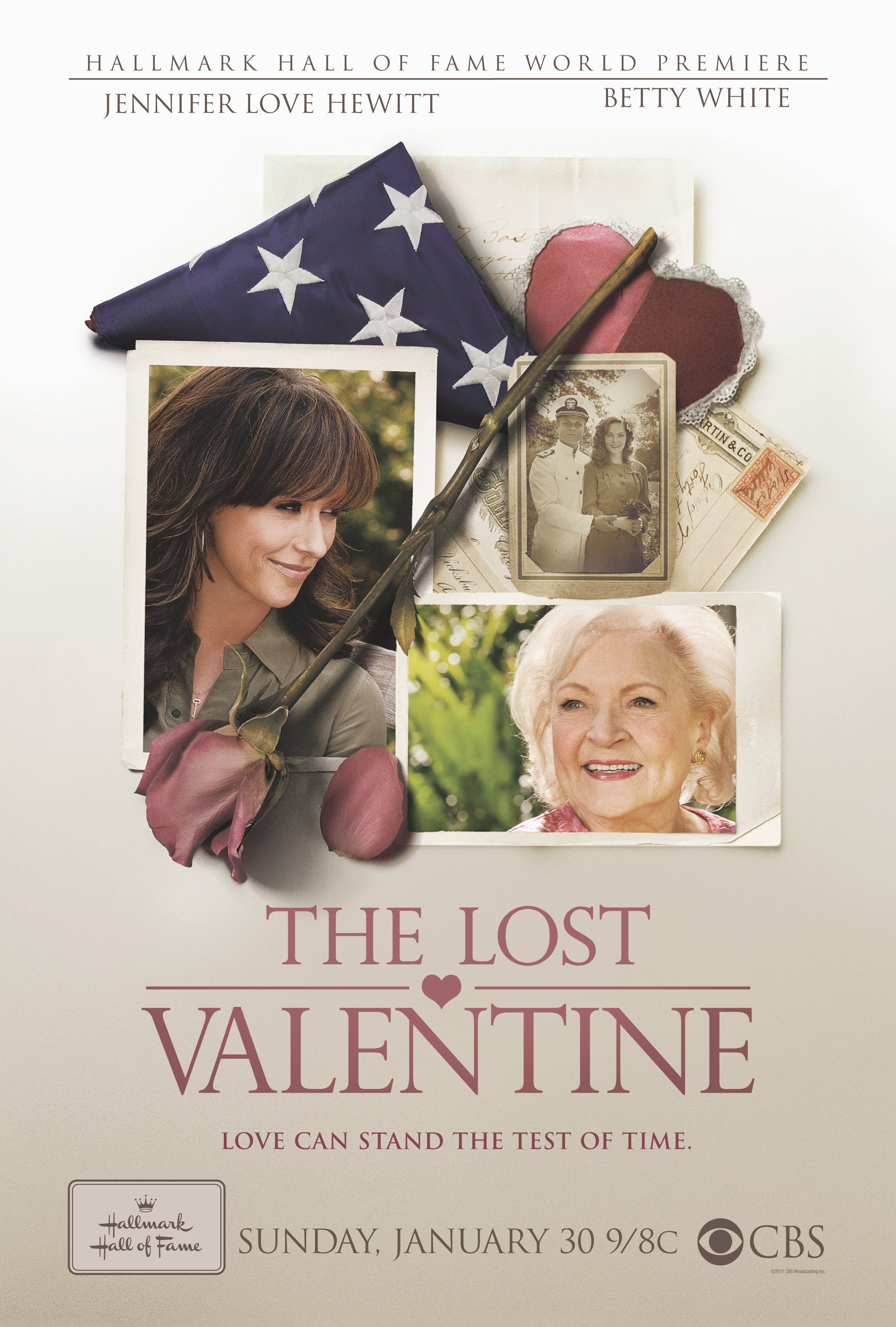 Jennifer Love Hewitt, Kenneth Atchity and Betty White in The Lost Valentine (2011)