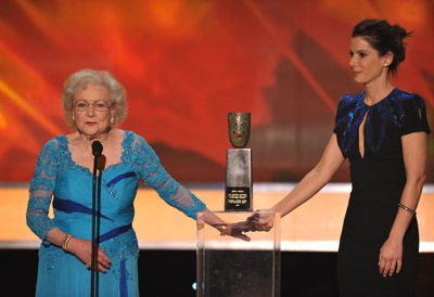 Sandra Bullock and Betty White