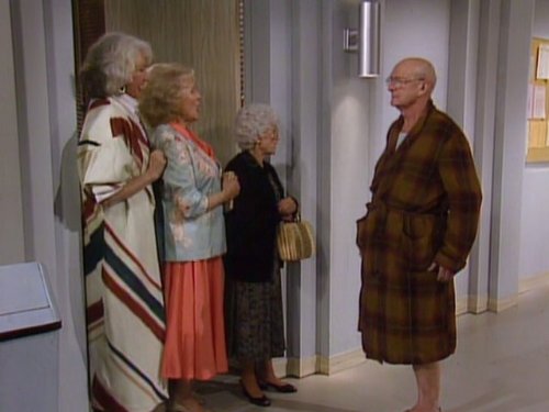 Still of Estelle Getty, Bea Arthur and Betty White in The Golden Girls (1985)