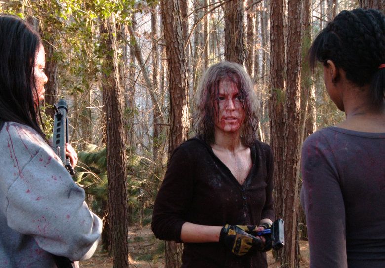Brandy Renee Brown , Clemeen Connolly and Alma Hill star in the apocalyptic zombie film 