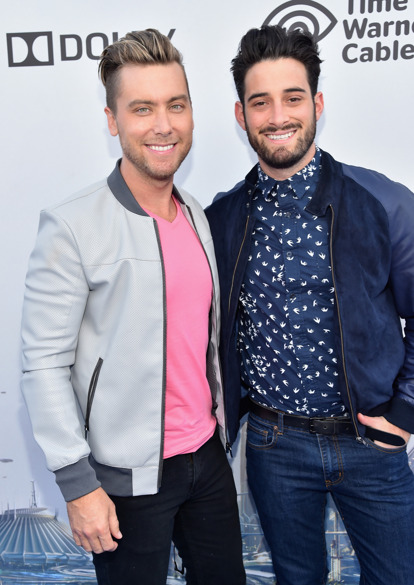 Lance Bass and Michael Turchin at event of Rytojaus zeme (2015)