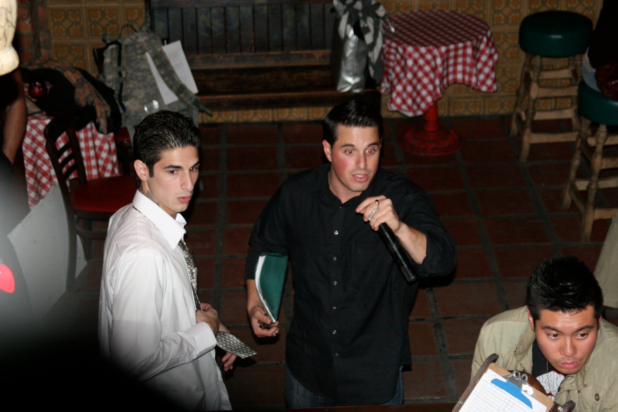 Michael Girgenti (left) Josh Webber (right) Azienda behind the scenes