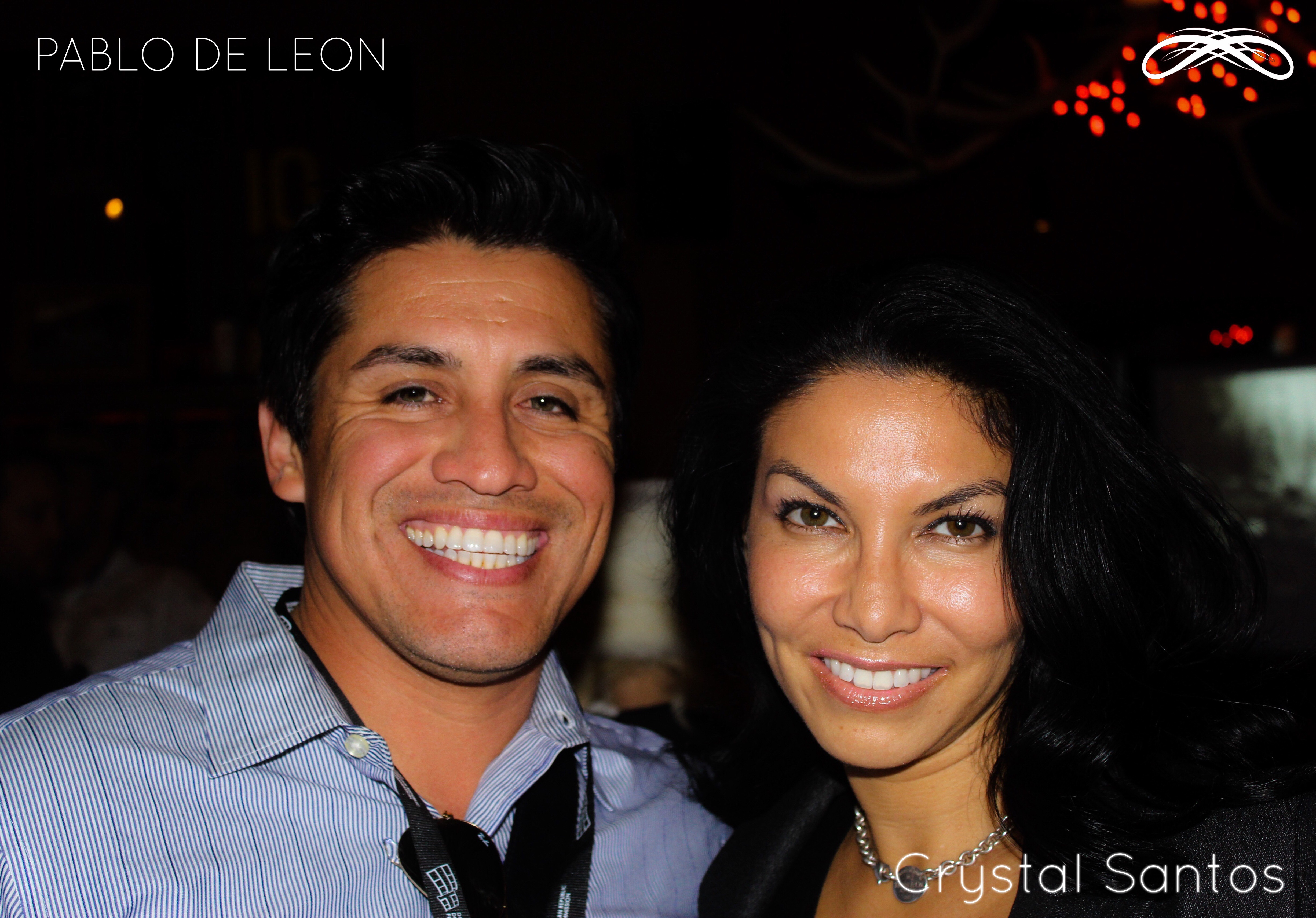 Pablo De Leon and Crystal Santos