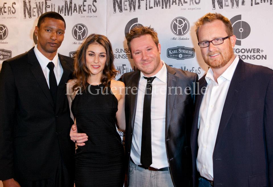 Dee Shiver, Hannah Landberg, writer/director Brendan Gabriel Murphy, and producer Jeff Beard at the world premiere of 